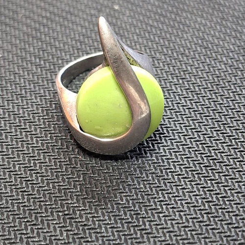 Silver ring with 925 stamp, new, adjustable