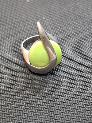 Silver ring with 925 stamp, new, adjustable