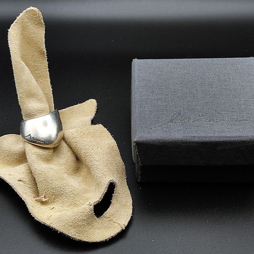 Minas Chevalier Silver Ring 925 Used, Size 62