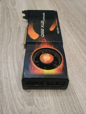 EVGA GeForce GTX 260 graphics card like new, 896MB DDR3, 448-bit