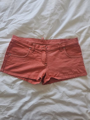 Benetton orange shorts used, summer, size M