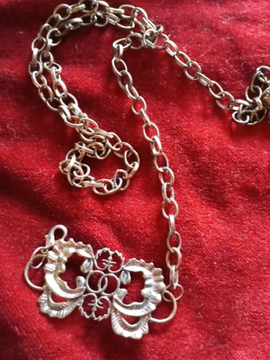 Brudgini ζώνη σαν καινούργια, χρυσαφί, μέγεθος 100