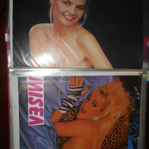 Nude posters used, 22 from 1970-80 magazines, size A4