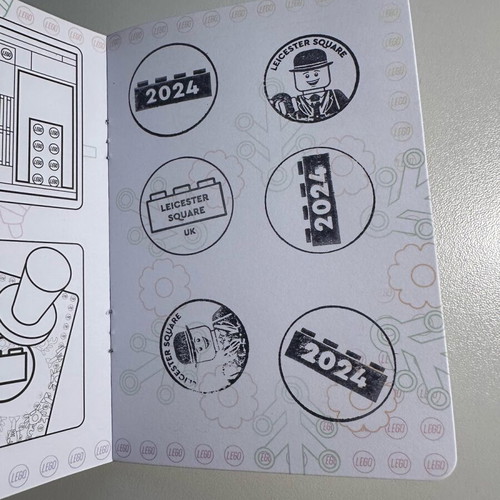 Lego official passport like new, 2024 London Leicester Square