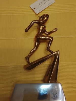 Artistegifts statue handmade from brass and aluminum new