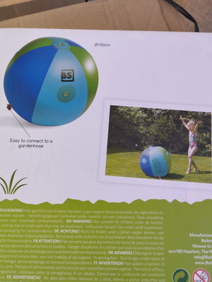 Waterball sealed, new