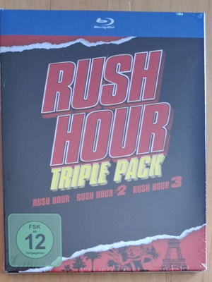 Τριλογία Rush Hour Blu-Ray καινούργιο, κωμωδία δράσης αστυνομική