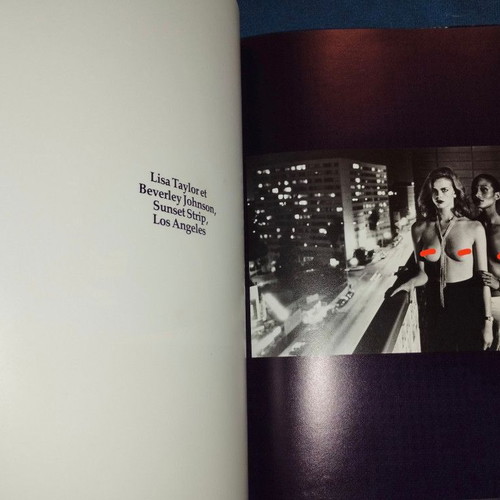 Nuits Blanches by Helmut Newton used, French photography book