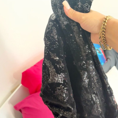 Φόρεμα Zara μαύρο με παγιέτες, σαν καινούργιο, μέγεθος S/M