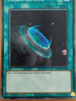 Yu-Gi-Oh RA04 Terraforming κάρτα ξόρκι