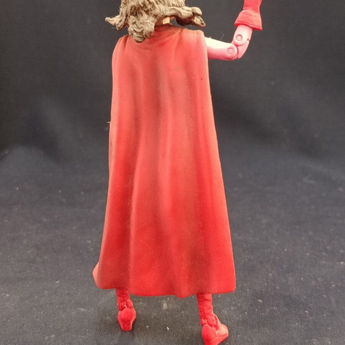 Marvel Legends Scarlet Witch and Black Panther figures used, 6 inches