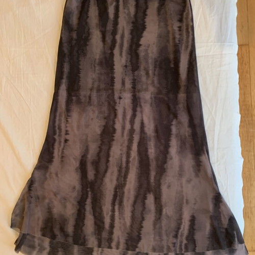 Bershka mesh midi skirt like new, sizes XS and S, gray and purple