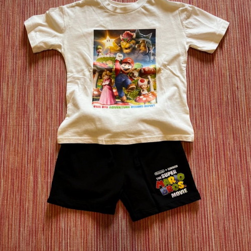 H&M boys' set like new, age 4-5, black and beige
