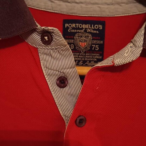 Portobello Polo Shirt red used, size L