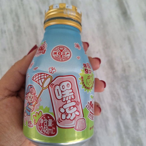 Metal bottle kawaii Japanese like new
