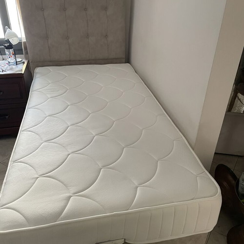 Bed with mattress, two years old, excellent condition