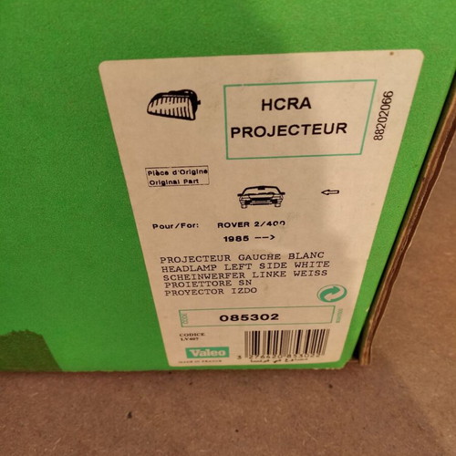 Valeo Rover 214/216 Headlamp pair or single new