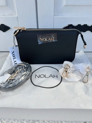 Nolah Jozephine black handbag new with gold details