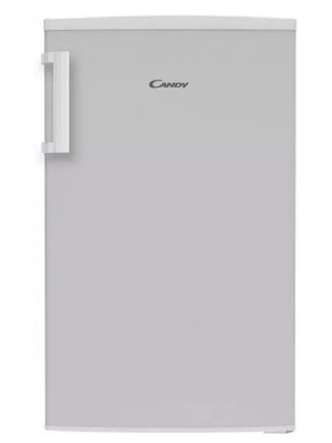 Candy Single-Door Refrigerator 106lt like new, white with inox handle