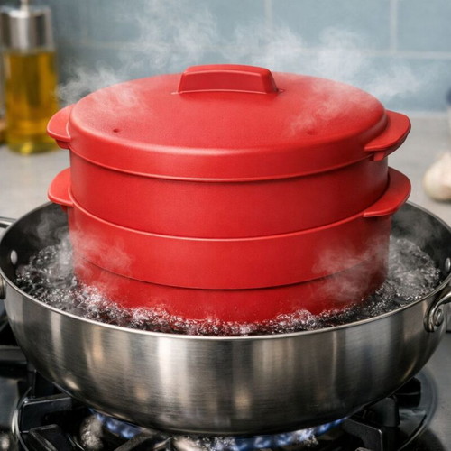 Tupperware Steamer Complete Set, New