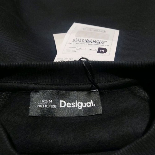 Desigual girls sweatshirt like new with colorful design and glitter