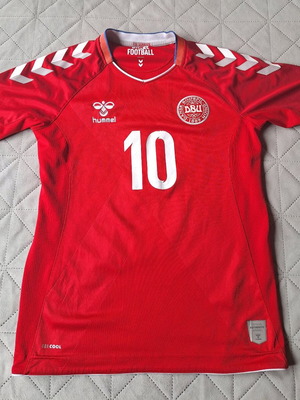 Denmark home shirt boys size 152 number 10 Eriksen used