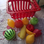 Role Play Fruit Set used