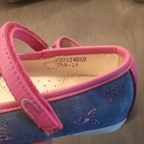 Crocodilino ballerinas used no 28 blue with leather interior