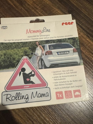 Σήμα αυτοκινήτου Rolling mama καινούργιο με βεντούζα