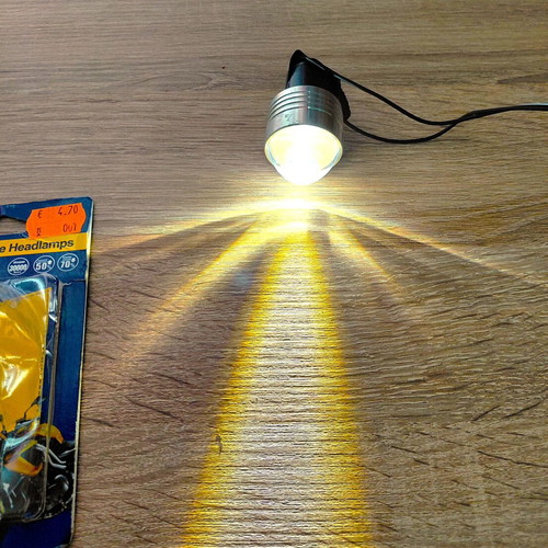 Led bulb for Papaki 12V with thick socket, new, white and red colors