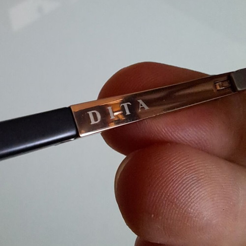 Dita Mach-One sunglasses like new, black and gold