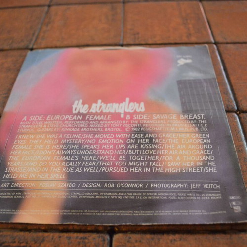 The Stranglers European Female 7'' vinyl used, punk