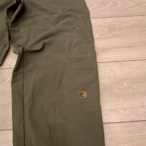 Adidas retro pants used, khaki streetwear utility style