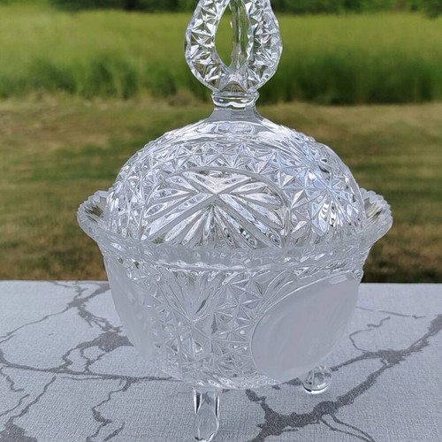 Vintage crystal fondantière like new from Germany 60s