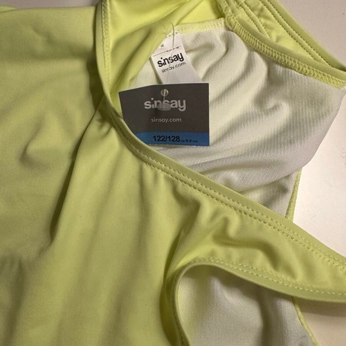 Sinsay pool swimsuit new, size 122/128, light green