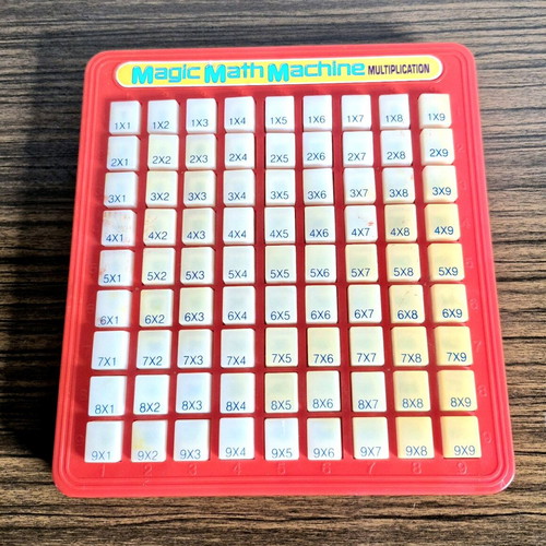 Magic Math Machine used multiplication math tool 1988