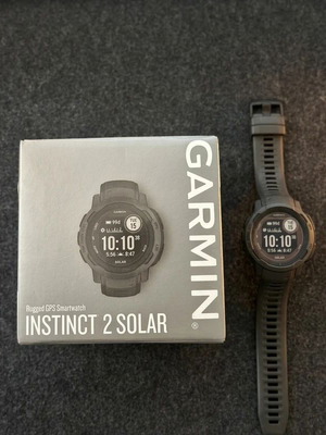 Garmin Instinct 2 Solar Graphite smartwatch new
