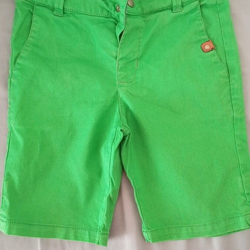 Mayoral kids bermuda shorts used, green, size 110 cm