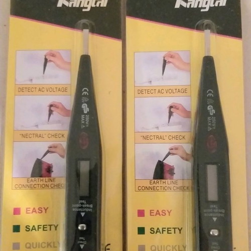 Voltage detector thermometer new, 220volt, set of 2