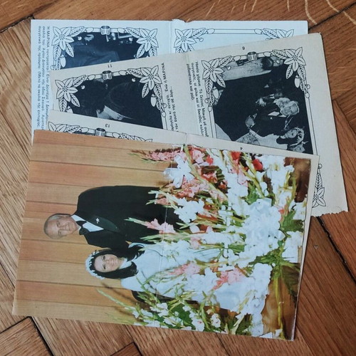 The Wedding of Marina magazine insert used