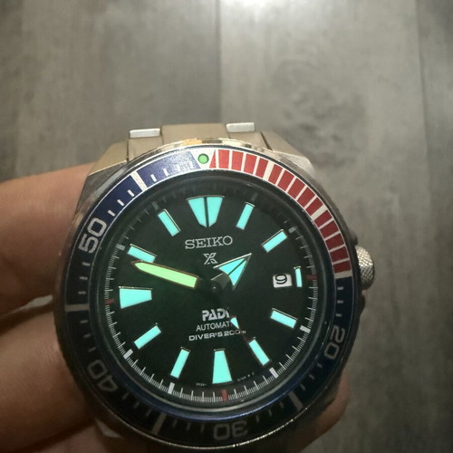 Seiko Prospex Samurai PADI Special Edition SRPB99K1 used automatic diver watch