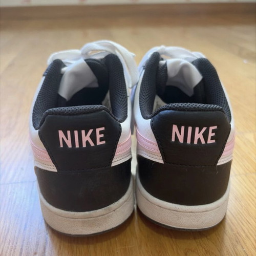 Nike Court Vision Low sneakers size 39 like new, black white pink