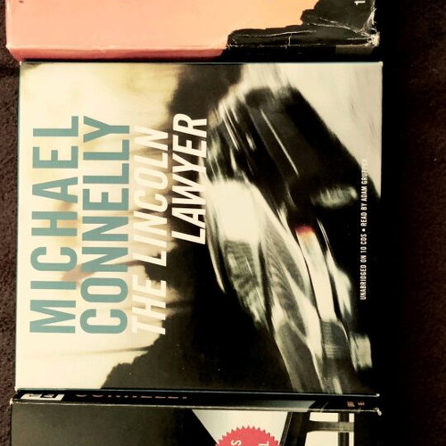Michael Connelly audiobooks like new, set of three