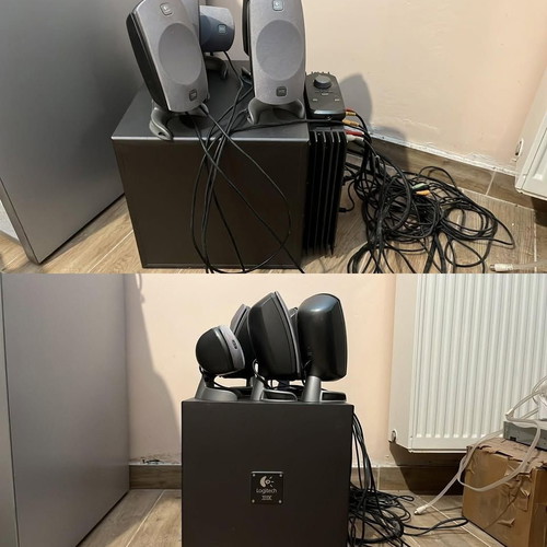 Logitech Z-5300 5.1 Surround Sound System like new