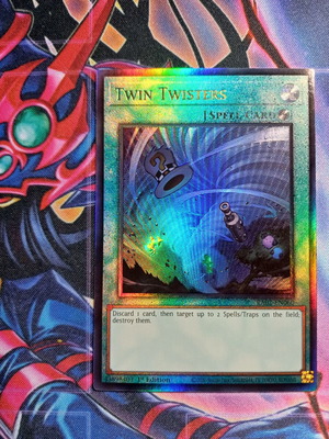 Twin Twisters Yu-Gi-Oh! card mint condition