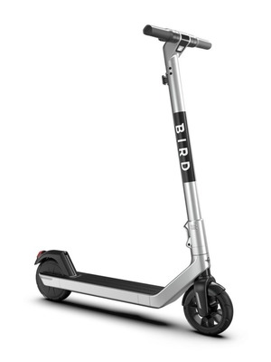 Bird electric scooter with charger
