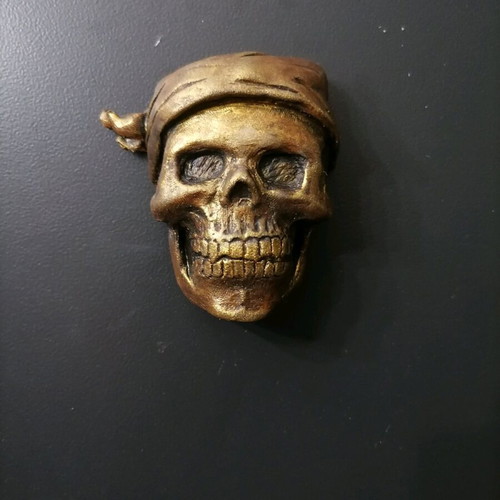 Handmade pirate magnets new, made of plaster and acrylics