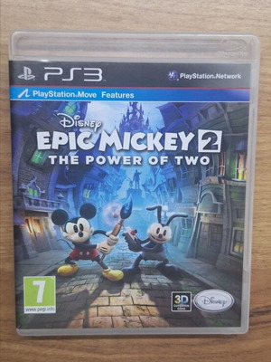 Epic Mickey 2 The Power of Two game for PlayStation 3 like new
