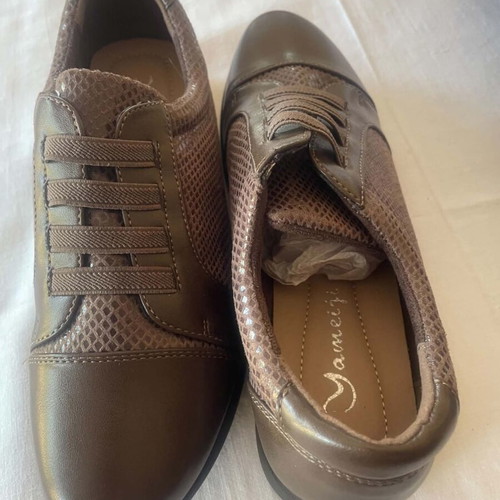 Brown casual shoes size 41 from Italy