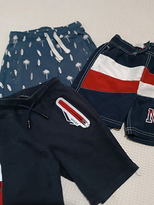Set of shorts and swimwear for boy 4+ like new